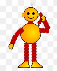 Robô Sorridente Vector Clip - Tongue Twisters Funny Jokes Emoji,Hello Emoji