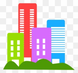 Vector Drawing Of Real Estate Logo - Cute Building Clipart Emoji,Real Estate Emojis