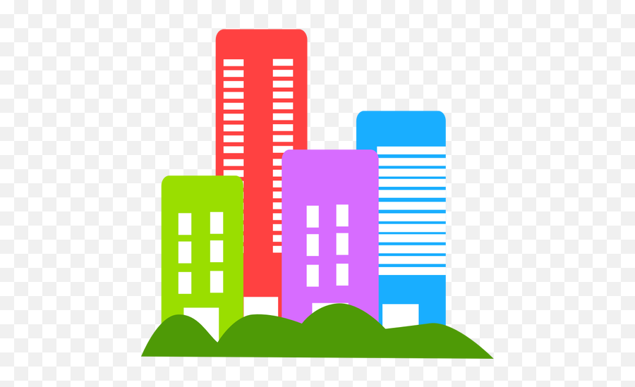 Vector Drawing Of Real Estate Logo - Cute Building Clipart Emoji,Real ...