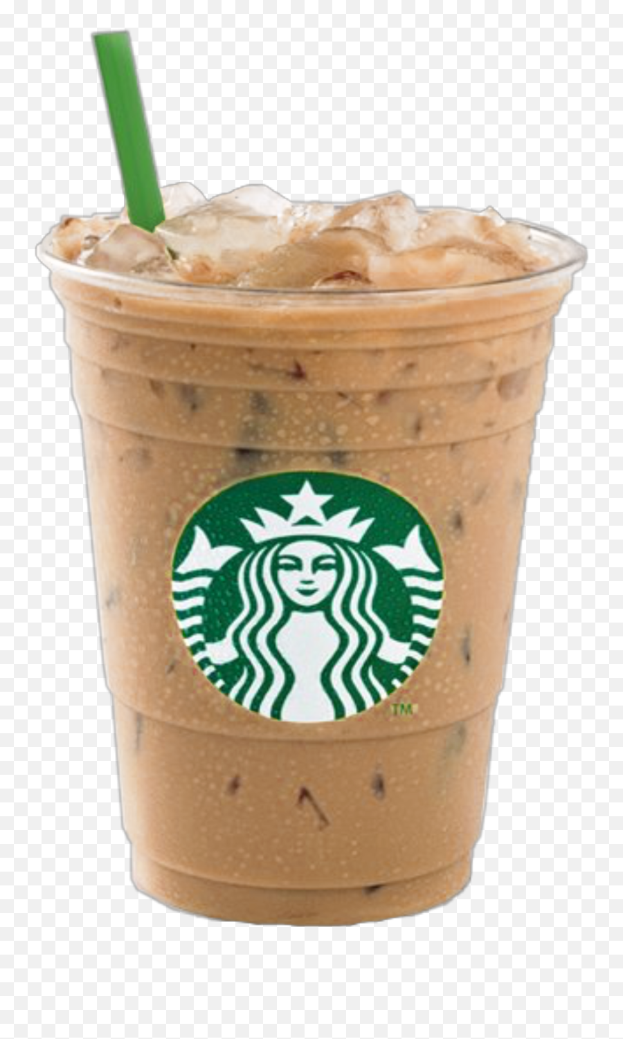 Starbucks Coffee Icedcoffee Tea Tumblr - Starbucks Iced Latte Emoji,Iced Coffee Emoji