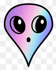Tumblr Emoji Emoticono Extraterrestre - Clip Art,Purple Alien Emoji