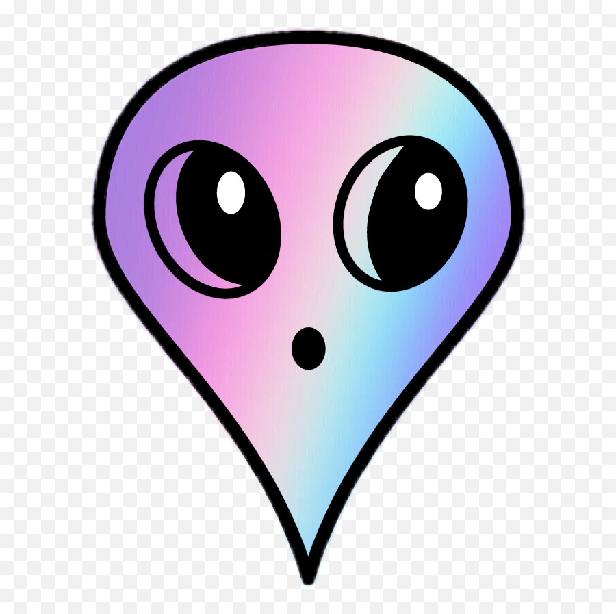 Tumblr Emoji Emoticono Extraterrestre - Clip Art,Purple Alien Emoji