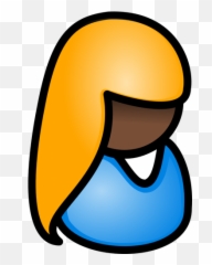 Indian Woman With Long Blonde Hair - Clip Art People Emoji,Blonde Hair Emoji