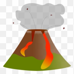 Transparent Volcano Eruption Transparent Png Clipart Free - Volcano Clipart Emoji,Volcano Emoji