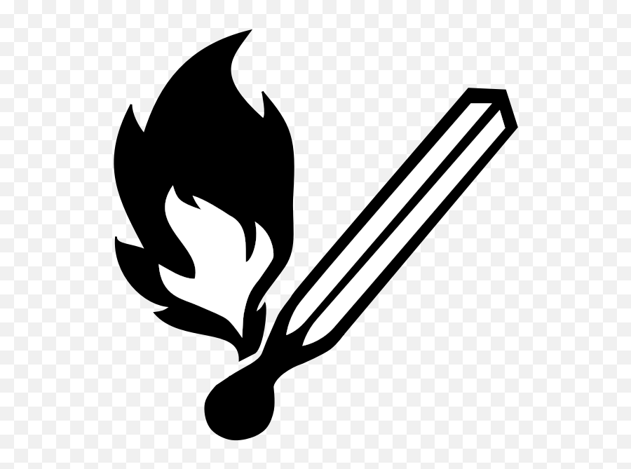 Burning Matchstick Vector Image - No Open Flames Laboratory Sign Emoji,Monster Truck Emoji
