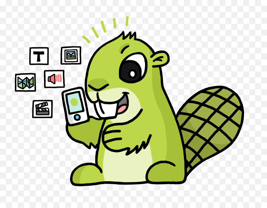 App Beaver Adsy Transparent Png - Beaver Clip Art Emoji,Offensive Emoji App
