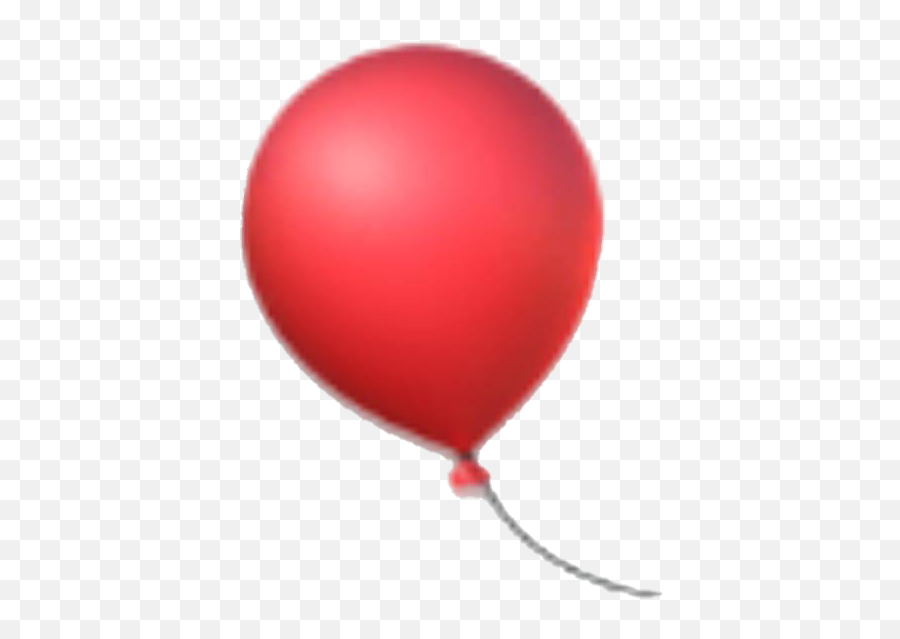 Emoji Balloon Party Redballoon Red Ball - Balloon Emoji Transparent Background,Red Balloon Emoji