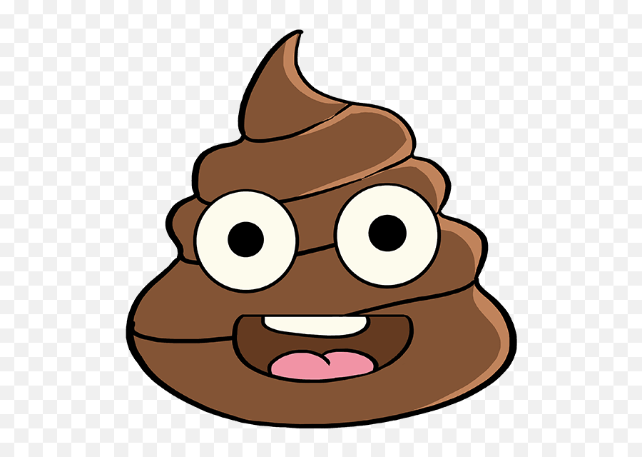 How To Draw A Poop Emoji - Draw A Poop Emoji,Idea Emoji