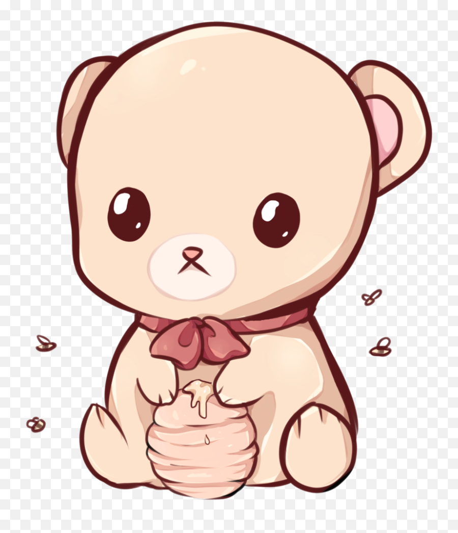 Kawaii Bear Clipart - Cartoon Cute Bear Drawing Emoji,Bear Japanese Emoji