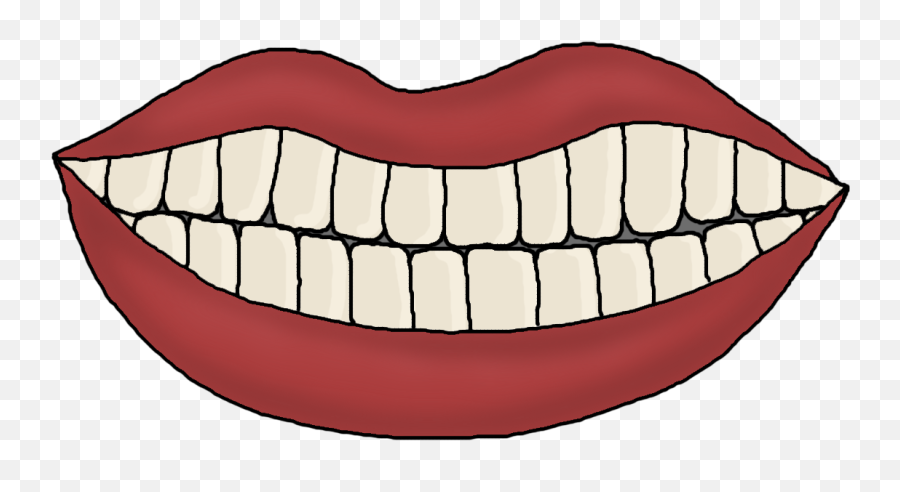 Teeth Clip Spring Transparent Png - Teeth Template For Preschool Emoji ...