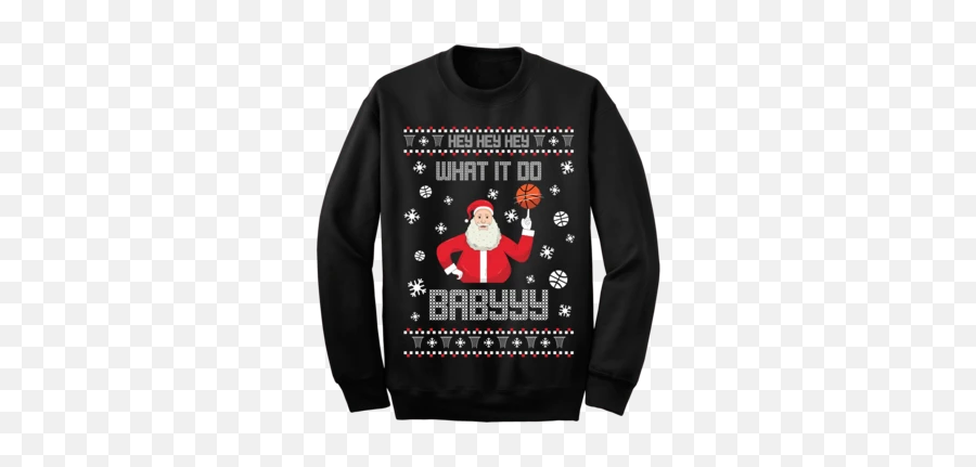 What It Do Baby Ugly Christmas Sweater - Get Baked Christmas Shirt Emoji,Emoji Hoodies