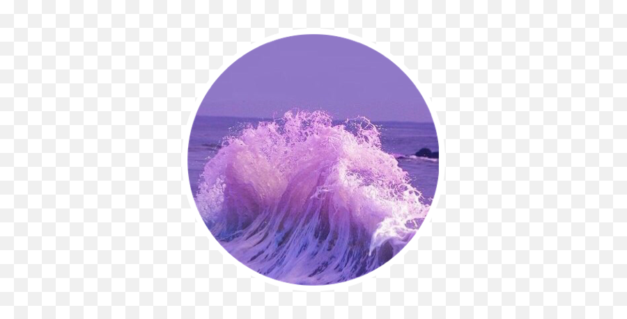 Purple Ocean Waves Aesthetic - Aesthetic Purple Water Emoji,Water Wave Emoji