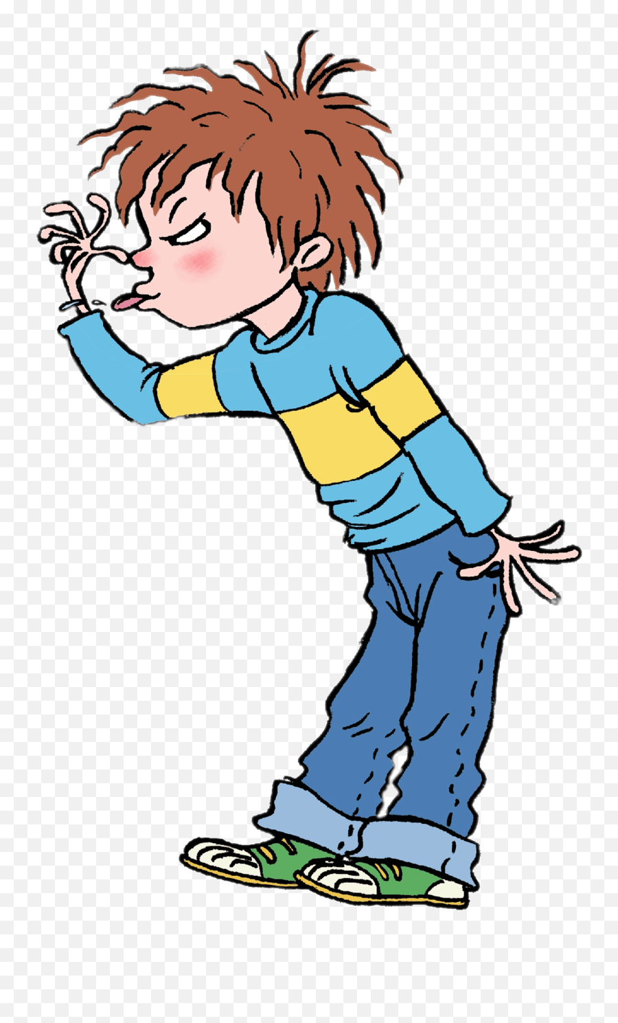 Horrid Henry Sticking Out Tongue Transparent Png - Character Moody Margaret And Horrid Henry Emoji,Sticks Tongue Out Emoticon