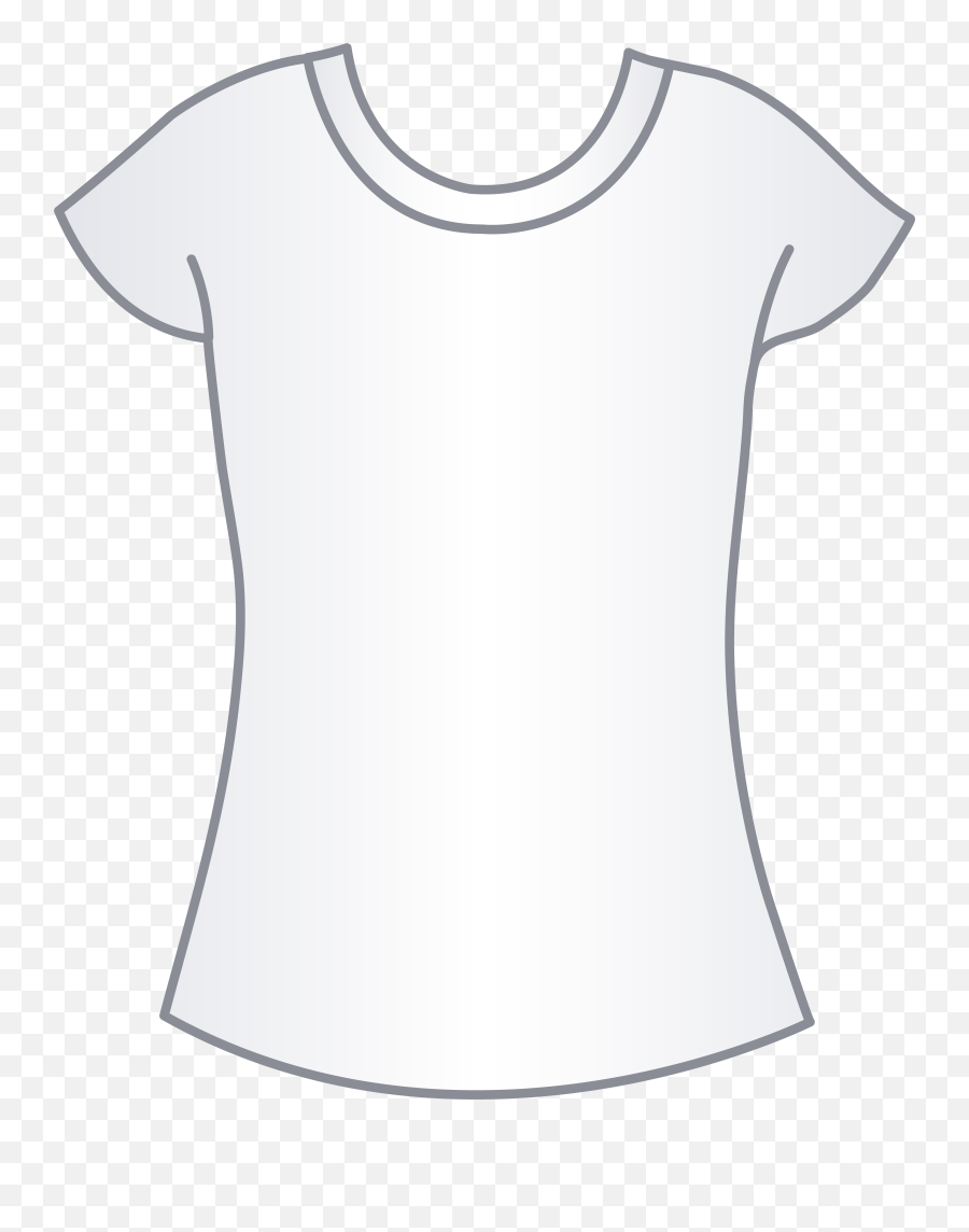 Clothing Clipart Shirt Clothing Shirt Transparent Free For - Woman White T Shirt Template Emoji,Womens Emoji Shirt