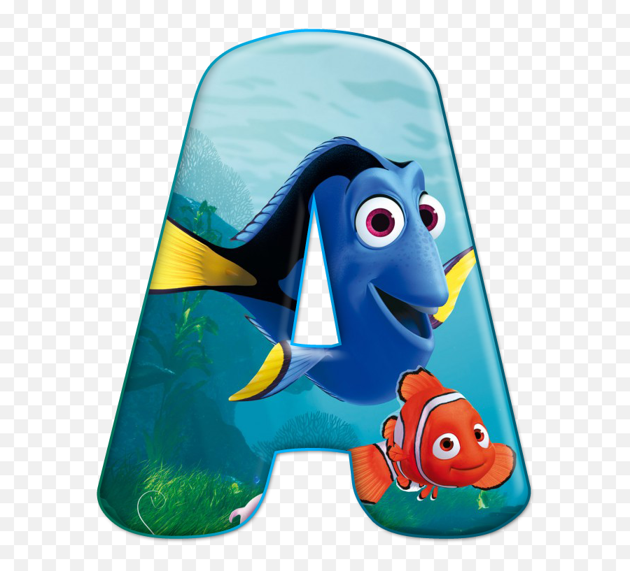 Abecedario Buscando A Nemo Y Buscando A Dory Finding Nemo - Letras Buscando A Nemo Emoji,Bizcochos De Emoji