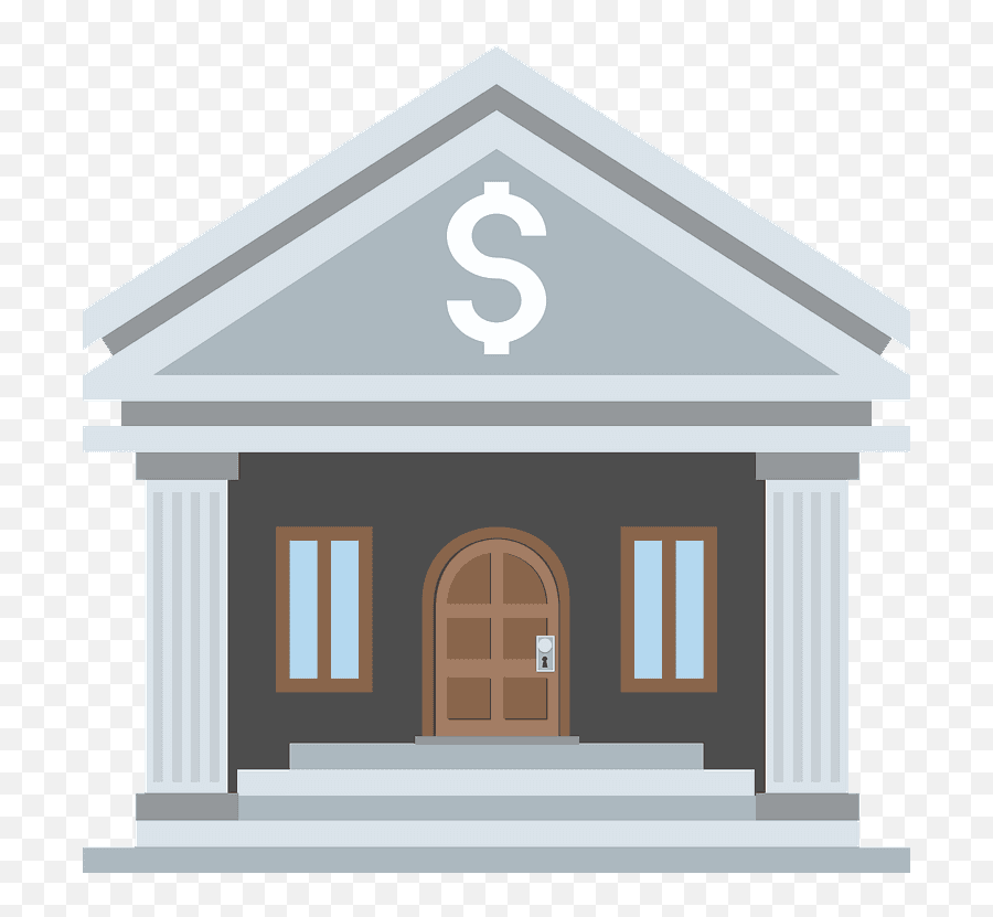 Bank Emoji Clipart - Bank Emoji,Buildings Emoji