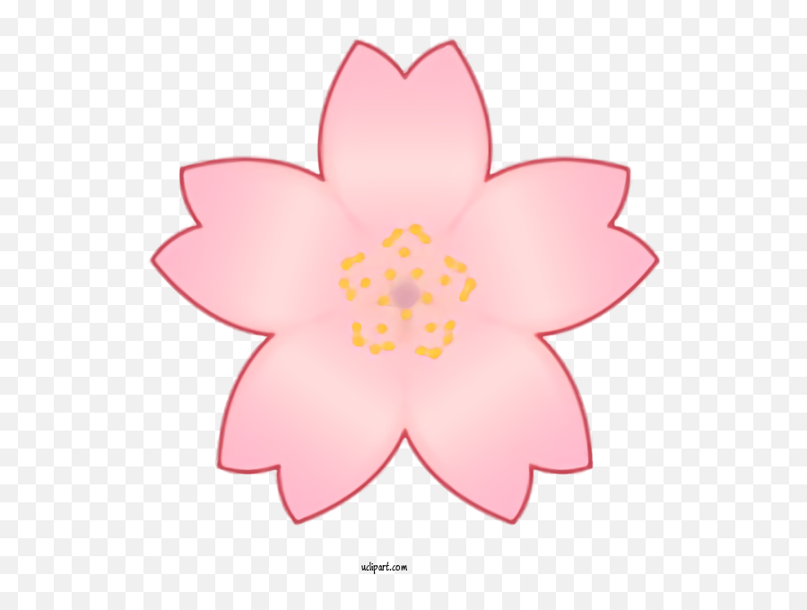 Holidays Petal Pink Flower For Easter - Himeji Emoji,Emojidex