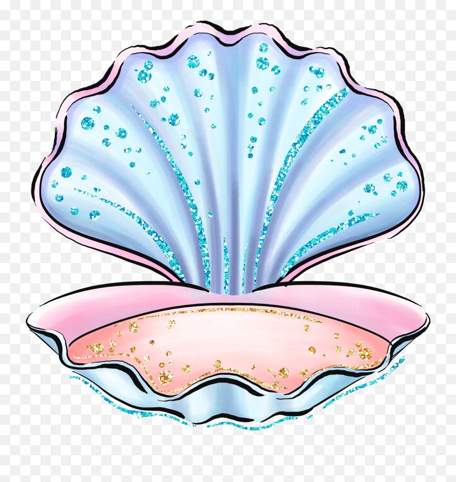 Clam Shell Sealife Seacreatures Sticker - Lovely Emoji,Clam Emoji