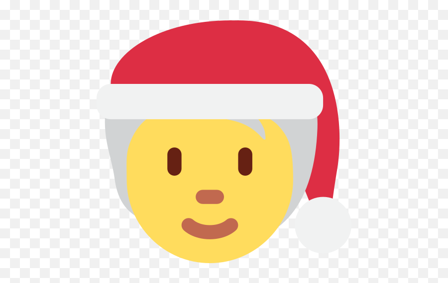 Mx Claus Emoji - Happy,Mx Emoji