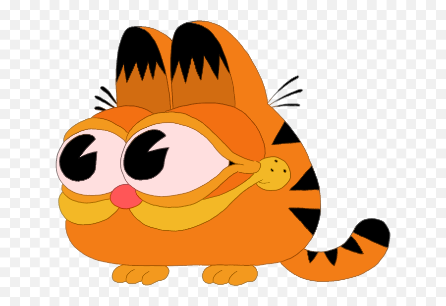 Waiting For A Render Drew A Garf To Calm My Nerves - Garfield Cursed Emoji,Steam Weed Emoticon
