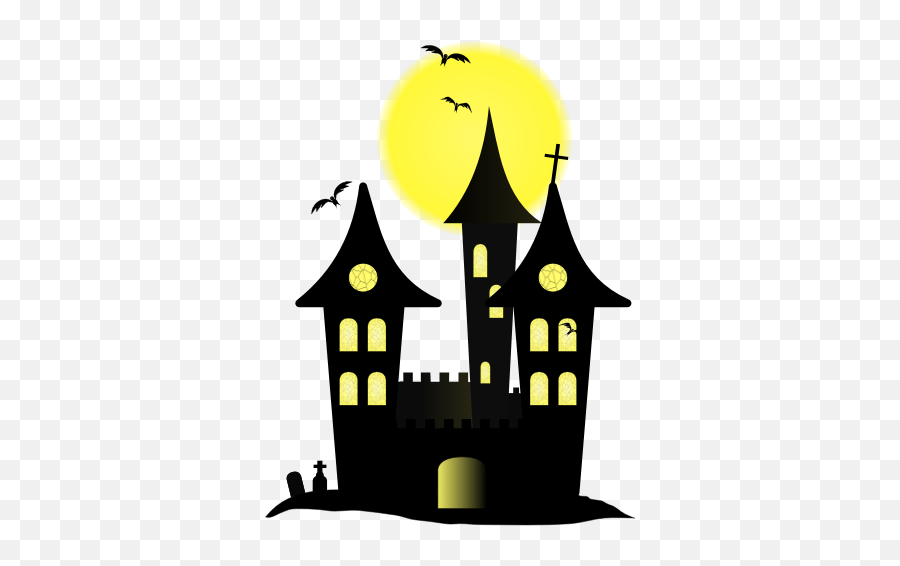 Halloween Castle - Halloween Castle Clip Art Emoji,Castle Book Emoji