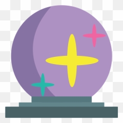 Emojione1 1f52e - Cross Emoji,Blue Star Emoji