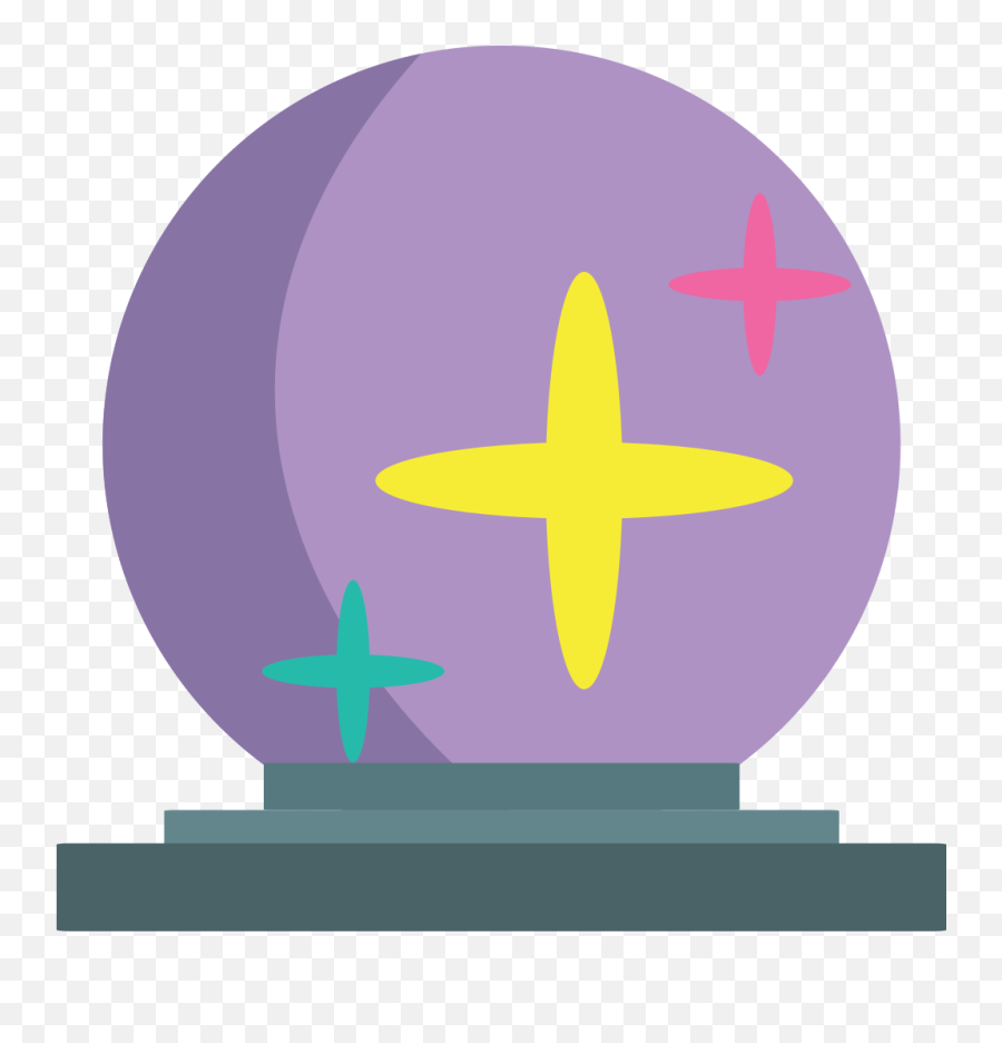 Emojione1 1f52e - Cross Emoji,Blue Star Emoji