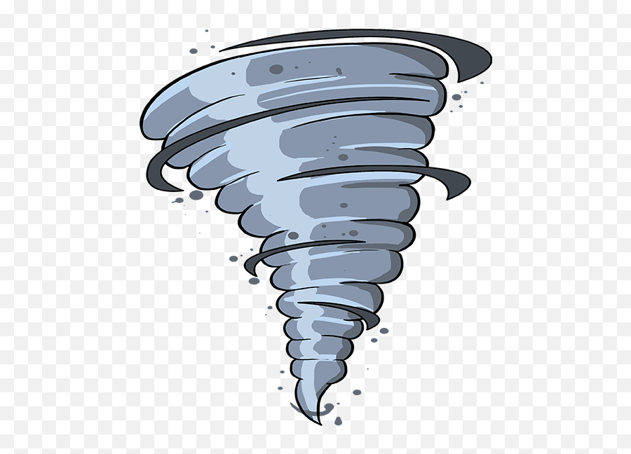 How To Draw A Tornado - Draw A Tornado Step By Step Emoji,Tornado Emoji