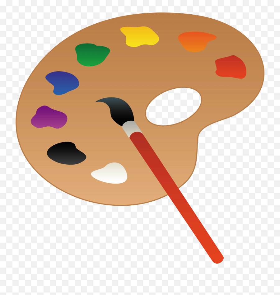 Lets Get - Paint Palette Clipart Emoji,Twinning Emoji - free ...