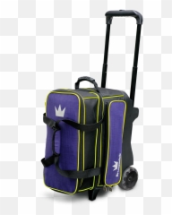 Brunswick Crown Deluxe Double Roller - Brunswick Crown Deluxe Double Roller Bowling Bag Emoji,Emoji Backpack With Wheels