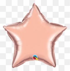 Star Rose Gold - Chrome Foil Pink Balloons Emoji