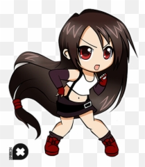 Chat Log - Final Fantasy 7 Tifa Chibi Emoji