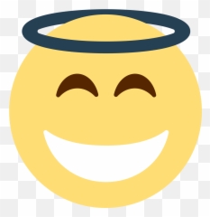 Angel Emoji Svg Cut File - Transparent