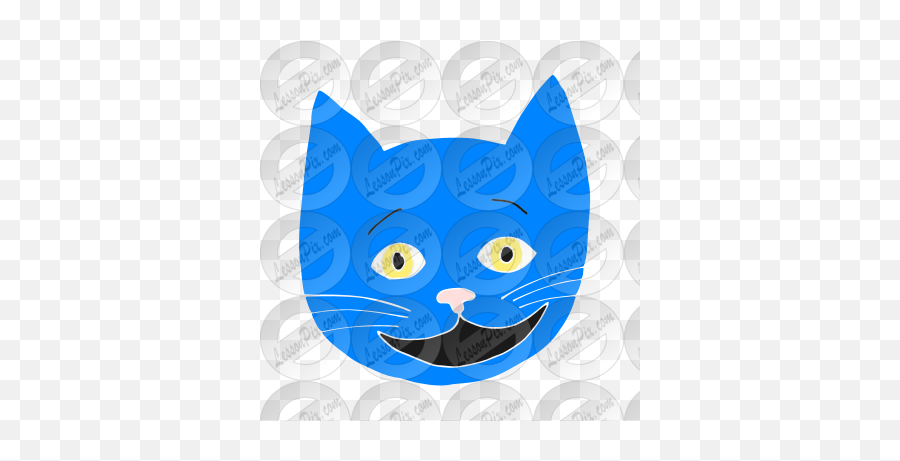Cat Stencil For Classroom Therapy Use - Great Cat Clipart Cartoon Emoji,Cat Emoticon