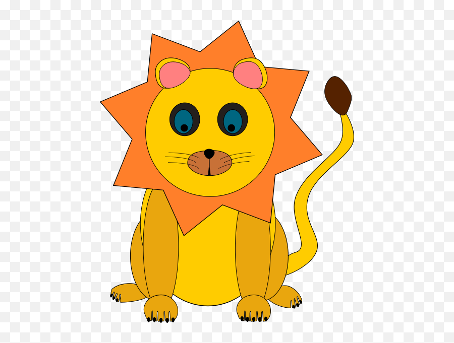 Lion - Lion Clip Art Emoji,Waving Emoticon