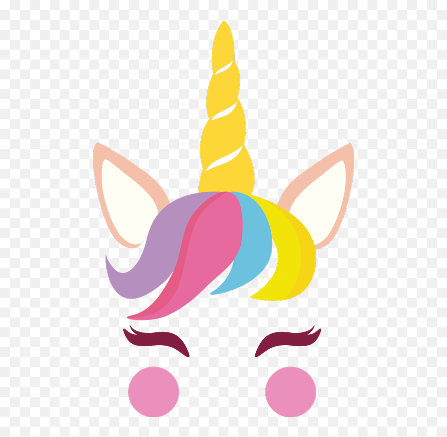 Unicorn Iphone Phone Sticker - Tenstickers Clip Art Emoji,Llama Emoji Iphone