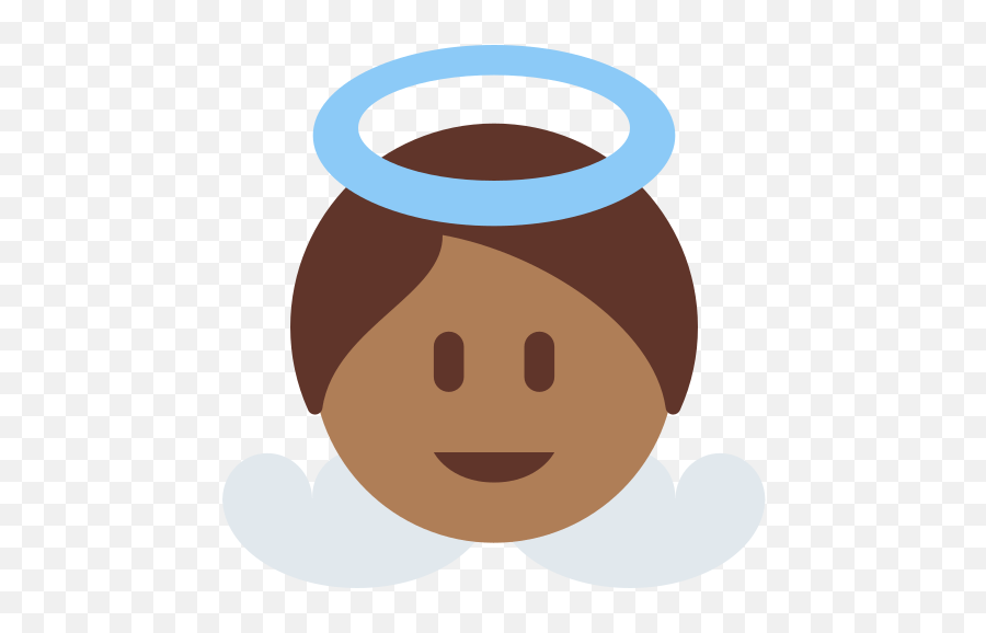 Baby Angel Emoji With Medium - Emoji,Emoji Angel