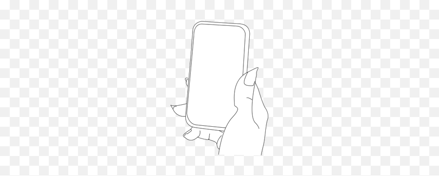 Hand With Smartphone Vector Image - Smartphone Clip Art Emoji,Emoji Iphone Case