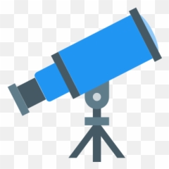 Telescope Icon - Blue Telescope Icon Png Emoji,Telescope Emoji