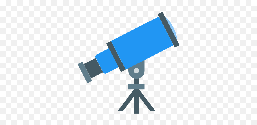 Telescope Icon - Blue Telescope Icon Png Emoji,Telescope Emoji