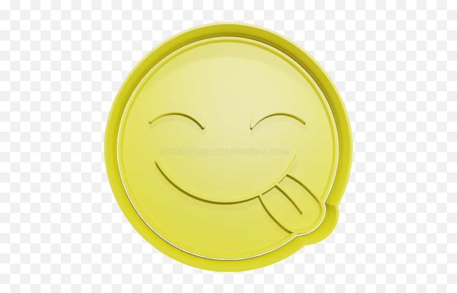 Emoticon Carita Con Lengua Afuera - Happy Emoji,Caritas De Emojis