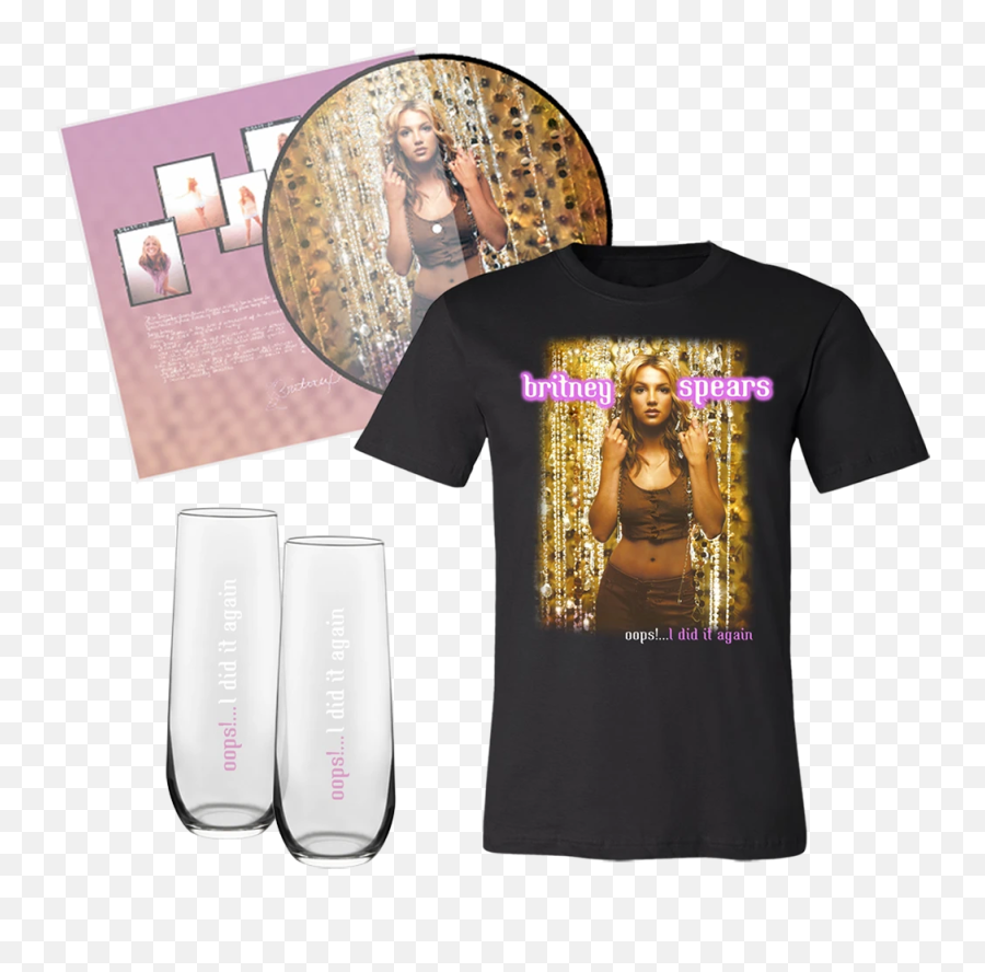 Oops I Did It Again 20th Anniversary Merchandise Has - Britney Spears Oops I Did It Again T Shirt Emoji,Oops Emoticons