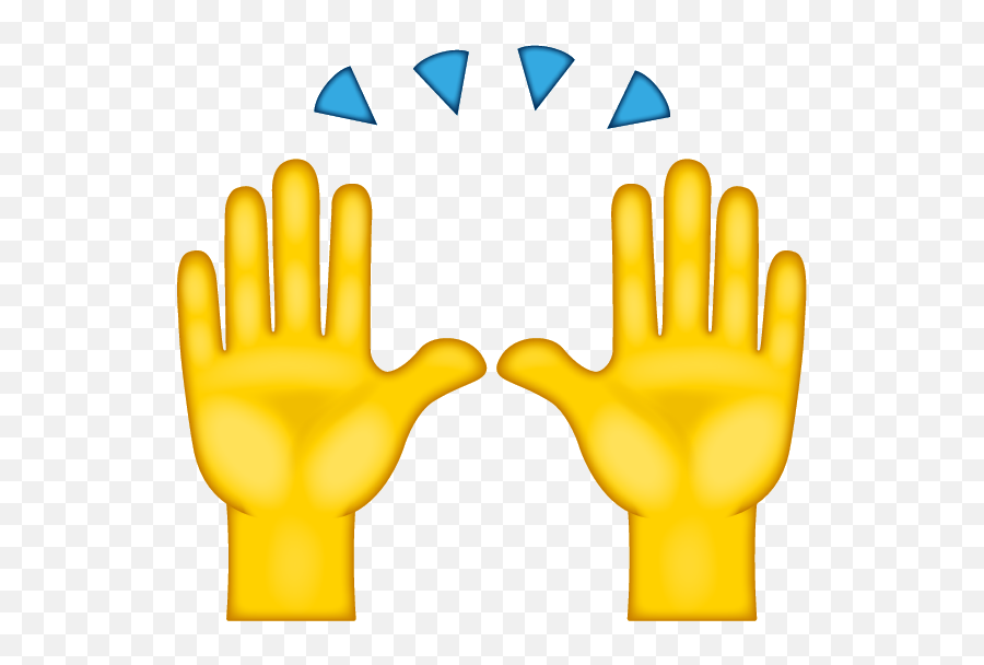 Emoji - Praising Hands Emoji,Raised Hands Emoji