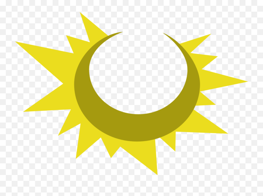 Download Sun And Moon Cutie Mark Request By The Smiling Pony - Mlp Sun Cutie Mark Emoji,Smiling Moon Emoji