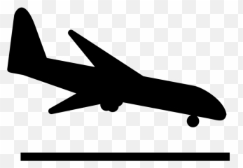Airplane Aircraft Flight Landing Vector Graphics - Plane Png Clipart Emoji