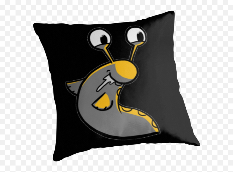 Slogoman Logo Throw Pillows Emmiddaugh Redbubble - Throw Pillow Emoji,Sleeping Emoji Pillow