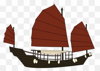 Boat Pirate Ship Clipart Black And White Free Clipart - Junk Boat Clipart Emoji,Pirate Ship Emoji