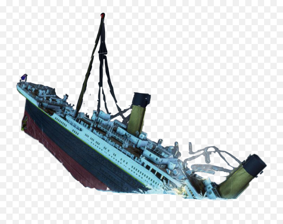 Titanic Sinking 1912 Atlanticocean - Titanic Split In Half Emoji,Titanic Emoji