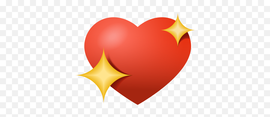 Sparkling Heart Icon - Love Emoji,Crossed Finger Emoji
