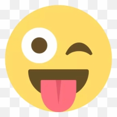 Emojis Facebook Style Stickers For - Stuck Out Tongue Winking Eye